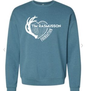 TEAL BLUE CREW SWEATSHIRT